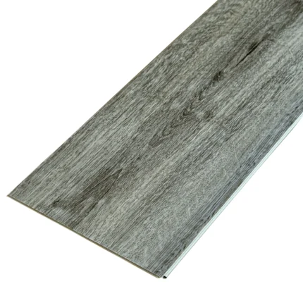 Piso SPC tipo duela - Gris - 120cm x 18cm